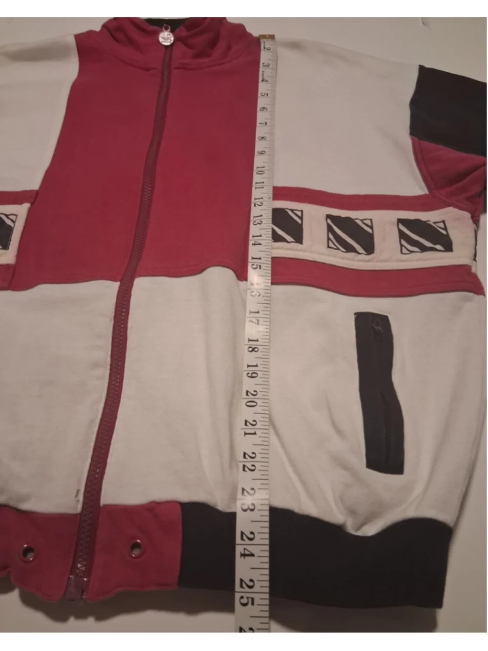 Vintage 80s 90s Adidas Men's Medium Cotton Bomber Track Jacket Colorblock *READ*